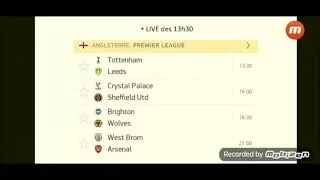 Miniature : Annonce live dès 14 h multiplex Europe (premier league, bundesliga, Laliga)