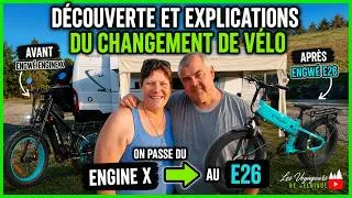 Miniature : Pour ceux qui n'avaient pas vu 🥈 Notre nouveau vélo ! Découverte, explications et essai du E26