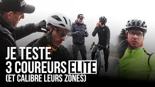 Miniature : Test Lactate de 3 cyclistes ELITE : je calibre leurs zones d'entrainement