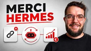 Miniature : J'automatise 100% de ma vente de lien avec HERMES (guide complet)
