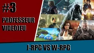 Miniature : Professeur Videojeu #3 Le J-RPG contre le RPG occidental