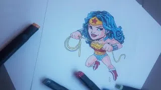 Miniature : DESSIN DE WONDER WOMAN