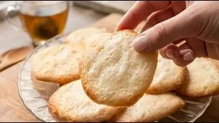 Miniature : 🥥 Petits biscuits meringués à la noix de coco (sans gluten & sans lactose)