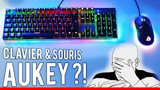 Miniature : CLAVIER MÉCANIQUE + SOURIS GAMING AUKEY À 65€ ! AUKEY KM-G12 & GM-F4 REVIEW
