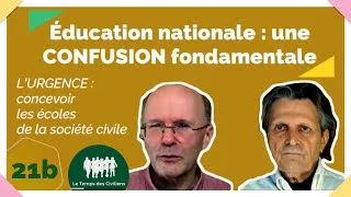 Miniature : Éducation nationale = une CONFUSION fondamentale - Concevoir d'urgence des écoles autonomes.