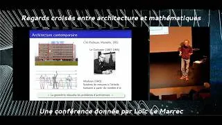 Miniature : 📐 Loïc Le Marrec - Regards croisés entre architecture et mathématiques - La Preuve par 9