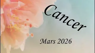 Miniature : Cancer ♋️ mars 2026: la vie te réouvre les portes et te donne accès à un rêve oublié ❤️