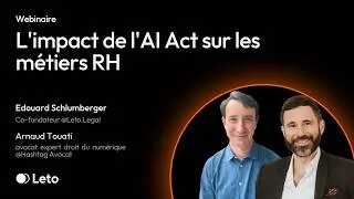 Miniature : L'impact de l'AI Act sur les métiers RH