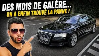 Miniature : Gros bruit MÉTALLIQUE.. On a enfin trouvé la PANNE de mon Audi A8 ⚠️😱