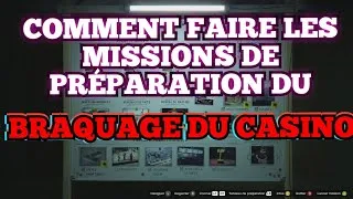 Miniature : TUTO COMMENT FAIRE LES MISSIONS DE PRÉPARATION DU BRAQUAGE DU CASINO!