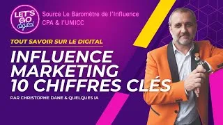 Miniature : FOCUS 🔍 Les 10 chiffres fous sur l'influence marketing en France en 2025 - Christophe Dané & IA