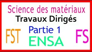 Miniature : (1/3)Exercice matériau : type de liaison et classe des matériaux  (شرح مهم بالدارجة)