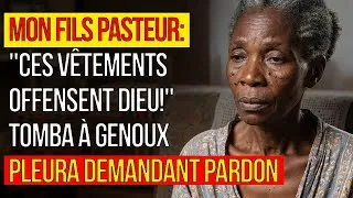 Miniature : Mon Fils PASTEUR: "Ces vêtements offensent Dieu!" — TOMBA À GENOUX — Pleura demandant pardon