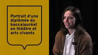 Miniature : Portrait d’une diplômée du baccalauréat en théâtre et arts vivants: Claudia Blouin