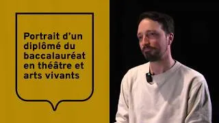 Miniature : Portrait d’un diplômé du baccalauréat en théâtre et arts vivants: Keven Dubois