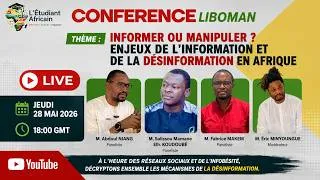 Miniature : Liboman S2 ep 5: Informer ou manipuler ? Enjeux de l’information et de la désinformation en Afrique