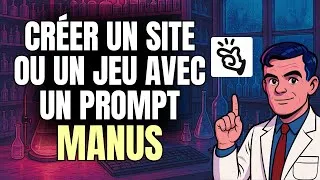 Miniature : CRÉER UN SITE WEB OU UN JEU VIDÉO AVEC UNE IA (MANUS)