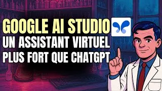 Miniature : UN ASSISTANT VIRTUEL QUI SOLUTIONNE TOUT CE QUE TU LUI MONTRES GOOGLE AI STUDIO