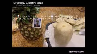 Miniature : Kaua‘i Sugarloaf Pineapple - The White Jewel of Hawai‘i (@LetVisitWorld)