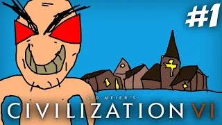 Miniature : LES BARBARES M'ATTAQUENT !!!  || LP NARRATIF CIV6 #1