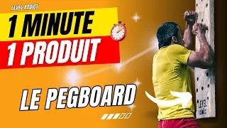 Miniature : TOUT sur le Peg Board LEVEL addict en 1 minute ! 💪