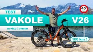 Miniature : 100 km avec le VAKOLE V26 ! Test complet du vélo FAT BIKE électrique XXL !