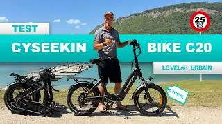Miniature : J'ai testé le vélo électrique qui fait sensation en ville, le Cyseekin C20 !