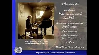 Miniature : "Marie" de Yann Pétillon, extrait du récital piano flûte traversière du 13 mars, Le Mans
