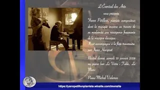 Miniature : Yann Pétillon, extrait n°2 récital piano flûte traversière du 10 janvier 2026, Le Mans