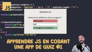 Miniature : Apprendre JS en codant une app de quiz #1 - Les bases