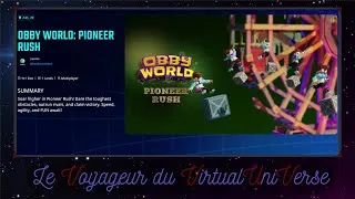 Miniature : RUN - Obby World: Pioneer Rush - The Sandbox Alpha Season 5 - All Quests