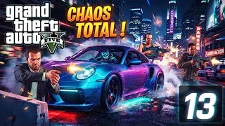 Miniature : GTA V - Épisode 13 : Du calme, des missions... et le braquage de l'extrême !