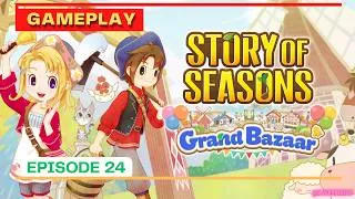 Miniature : Story Of Seasons - Grand Bazaar | Jour de Bazaae +Bingo + Améliorations - Episode 24 {FR}