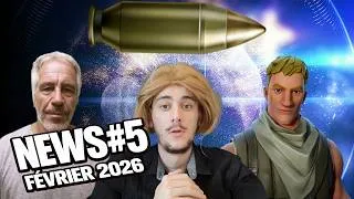 Miniature : NEWS#5 (Février 2026) - Jeux vidéo, Epstein, Fenêtre d'Overton, Obus