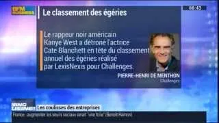 Miniature : Le baromètre LexisNexis BIS des Egéries 2015 sur BFM TV