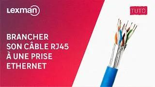 Miniature : 🛠️Tuto : Comment brancher son câble Cat6A Lexman à une prise Ethernet RJ45 ?