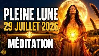 Miniature : PLEINE LUNE 29 juillet 2026 🌕 Méditation Guidée Chakra Plexus Solaire • Confiance en soi & Puissance
