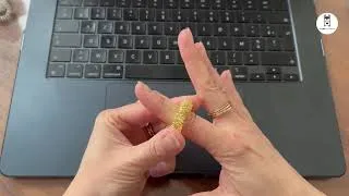 Miniature : bague sensorielle d'acupression fidget pour adulte TDA, TDAH, HPI