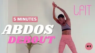 Miniature : 5 Minutes Abdos Debout : Routine Express et Facile pour une Taille Sculptée & un Ventre Plat !