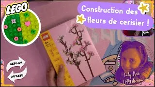 Miniature : Construction LEGO en Live : les FLEURS de Cerisier de July_Rose !