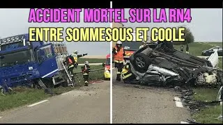 Miniature : Accident mortel sur la RN4 entre Sommesous et Coole