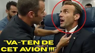 Miniature : Un Homme Insulte Emmanuel Macron Dans Un Vol en Première Classe - Sa Réaction Est Choquante !