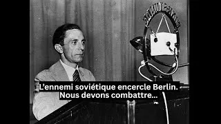Miniature : Goebbels : dernier discours radiophonique alors que l’Armée rouge entre à Berlin