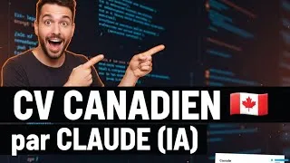 Miniature : Créer un CV Professionnel Canadien avec Claude 4.5 (IA) — HTML & CSS Automatique !