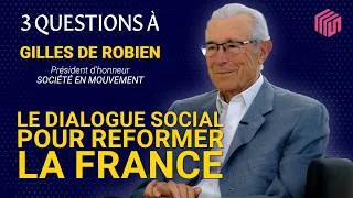 Miniature : Dialogue social : « 3 questions » à Gilles de Robien, président d’honneur de Société en mouvement