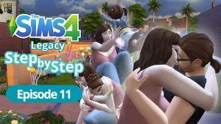 Miniature : Joyeux anniversaires Kev et les Poupettes ! EPISODE 11 STEP BY STEP LES SIMS 4
