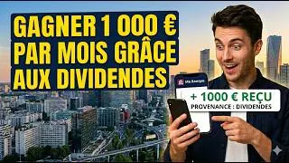 Miniature : 1000€ par mois grâce aux dividendes