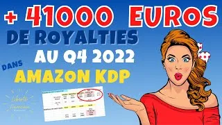 Miniature : + 41000 euros de royalties au Q4 2022 dans Amazon KDP !