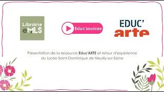 Miniature : Webinaire Educ'sources - Educ'ARTE