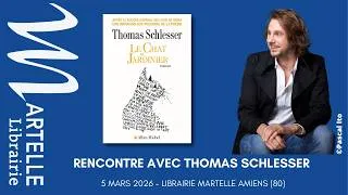 Miniature : Rencontre avec Thomas Schlesser pour son roman "Le chat du jardinier" paru aux Éditions Albin Michel